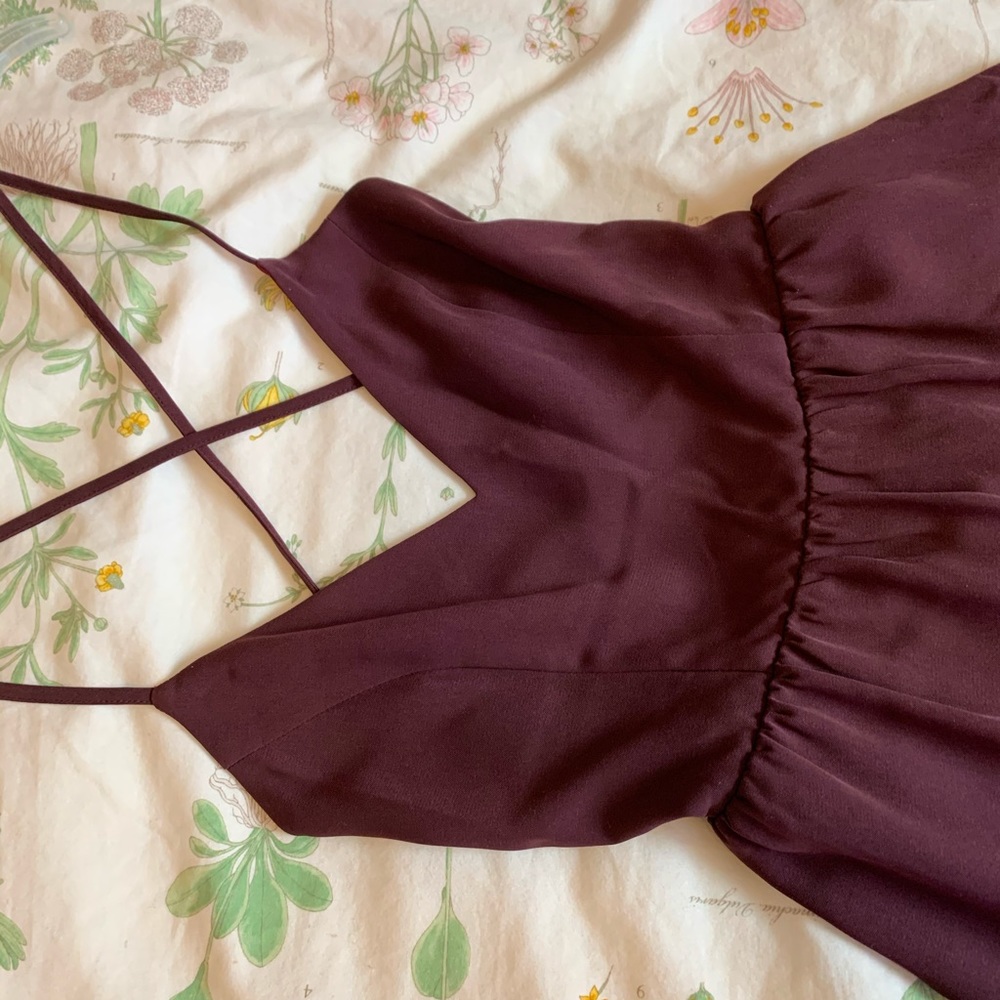 Tobi plum skater dress